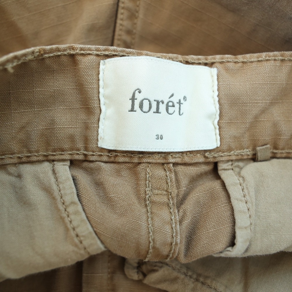 Foret Drip Cargo Pant Men's‎ 30 x 28 Burnt Khaki Cotton Straight Ripstop $160 - Picture 4 of 15